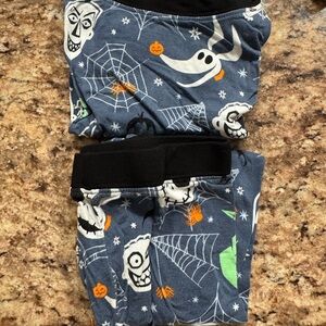 Little Sleepies Blue Halloween Pajama Set